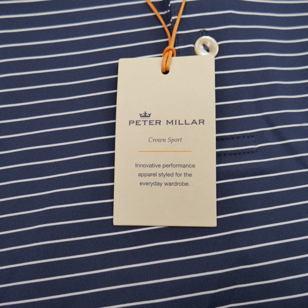 Peter Millar Mens Stretch Jersey Polo Shirt UPF50+ - Picture 5 of 9